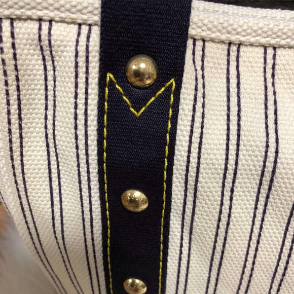 LOUIS VUITTON CABAS ANTIGUA STRIPES - VGUC SP1007 ‼️PURGE SALE‼️ - Picture 3 of 8